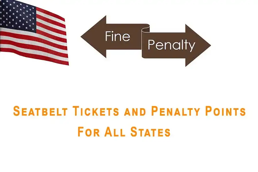 Seatbelt Tickets and Penalty Points for All States 1