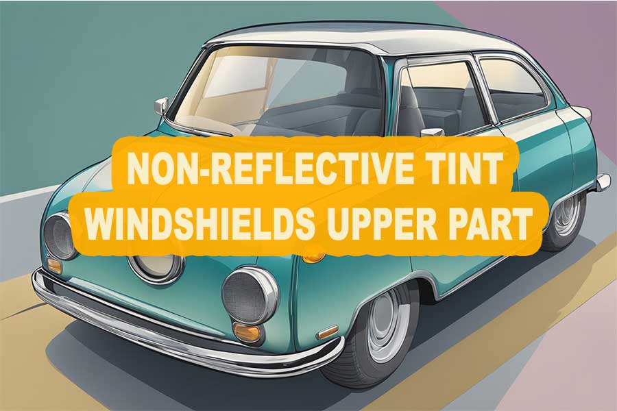 States Permitting Non-Reflective Tint on Windshields Upper Part