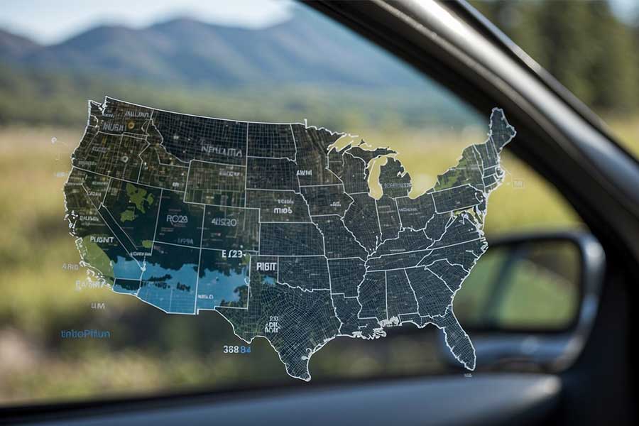 States with Special Conditions for Windshield Tinting in the United States